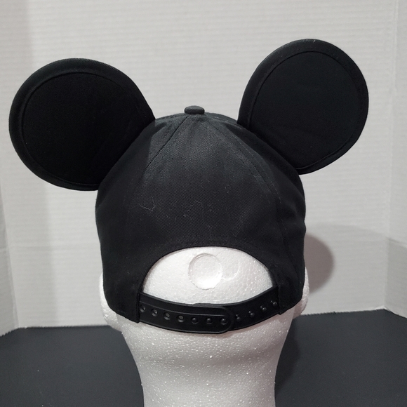 Youth Mickey Mouse Hat Baseball Cap with Ears NWOT Disney Black - Picture 5 of 10